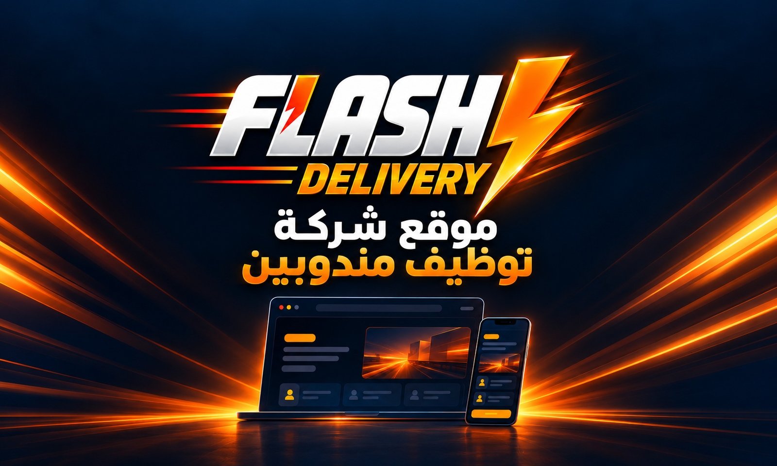 فلاش دليفري — منصة توظيف وتشغيل مناديب التوصيل
